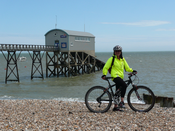 Dena Mason with her bike